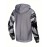 Men'S 3D Digital Print Moose & Reindeer Animal Pattern Hooded Sweatshirt - Winter Warmth Loose Fit Zipper Pullover, Grey & Retro Streetwear with Fur-Like Collar, Casual Long Sleeve Sweater for Autumn and Winter Outdoor Activities, Plus Size