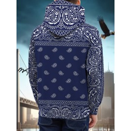 Men's Plus Size Hoodie - Soft Stretch Fabric Pullover Sweatshirt with Drawstring Hood & Front Pocket, Black with White-eye design - Regular Fit Long Sleeve Urban streetwear for Big & Tall Men - Machine Washable Everyday & Party Outfits, PLUS SIZE