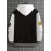Men's Large Size Baseball Jacket A-69 Letter Print (A for Alpha, 69 for Number 6 & 9) - Plus Size Outerwear with Snap Closure & Pockets, Machine-Washable Polyester Spring/Fall Winter Casual Wear - Christmas Gift for Big & Tall Men, PLUS SIZE