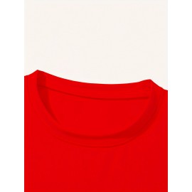 Men'S Plus Size Beige T-Shirt - 