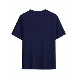 Men's Oversized Big & Tall Light Grey T-Shirt with Inspirational 