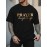 Men's Oversized Big & Tall Light Grey T-Shirt with Inspirational 